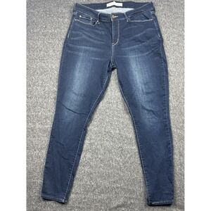 Levi Strauss Gold Signature Mid-Rise Skinny Jeans Women's Size 33x30 Dark Wash